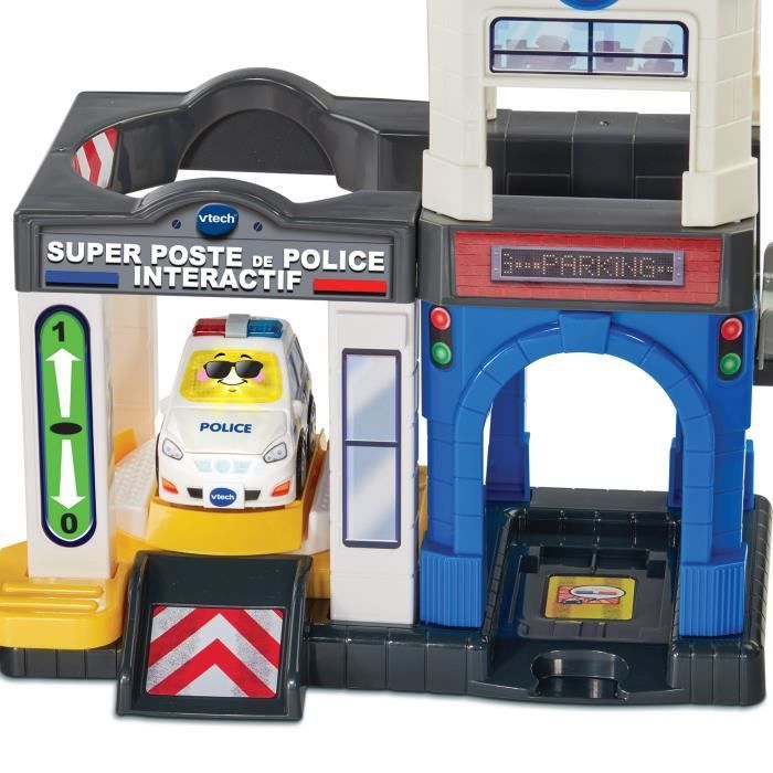 VTECH TUT TUT BOLIDES PRO SERIES - SUPER INTERACTIVE POLICE STATION (+ CHRIS, POLICE LIEUTENANT)