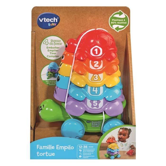VTECH-FAMILY EMPILO TURTLE (REUSED PLASTIC)