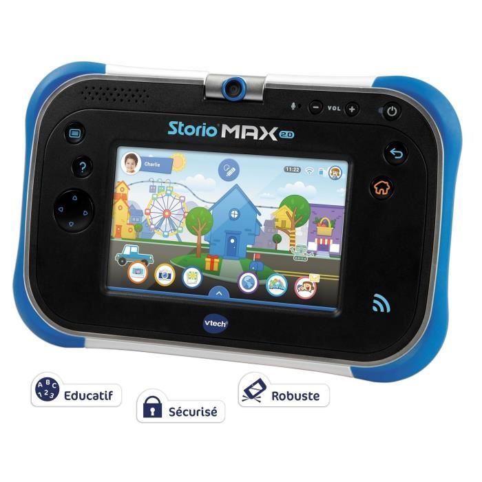 VTECH - Console Storio Max 2.0 5 Blue - Educational Tablet Child 5 Inches