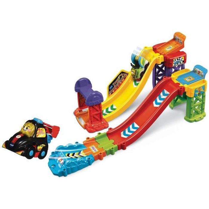 VTECH - 527505 - Tut Tut Bolides - Springboard of the Extreme Waterfalls + Lucas, the King of the Championship