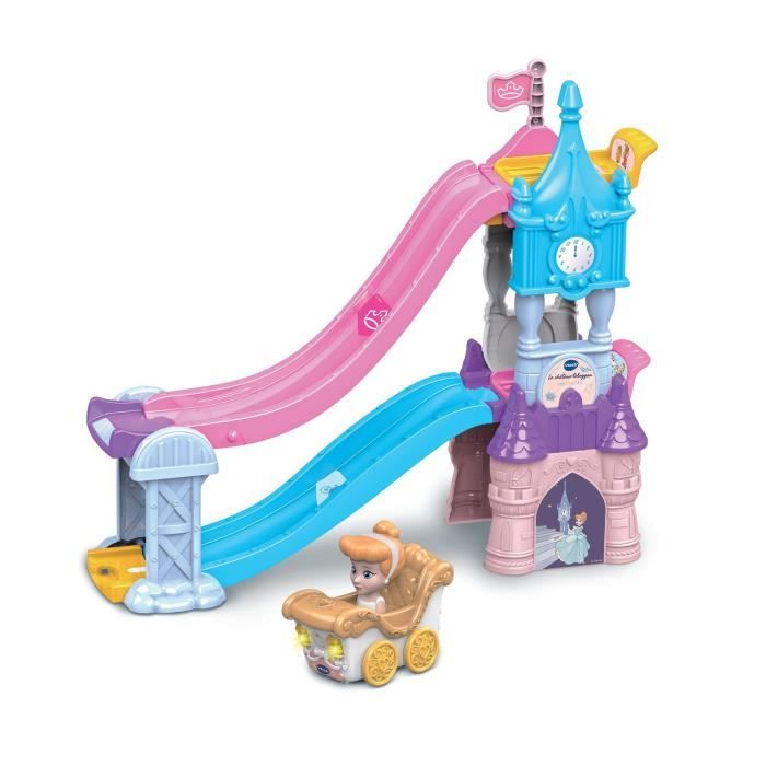 VTECH TUT TUT BOLIDES DISNEY PRINCESSES - CASTLE - ENCHANTED SLIDE (+ CINDERELLA'S ENCHANTED WEDDING CARRIAGE)