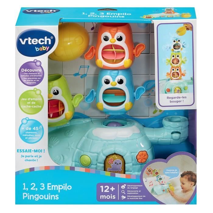 VTECH 1, 2, 3, EMPILO PENGUINS