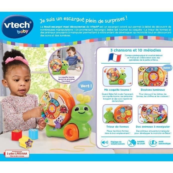 VTECH ROULI-ESCARGOT MAXI DISCOVERIES