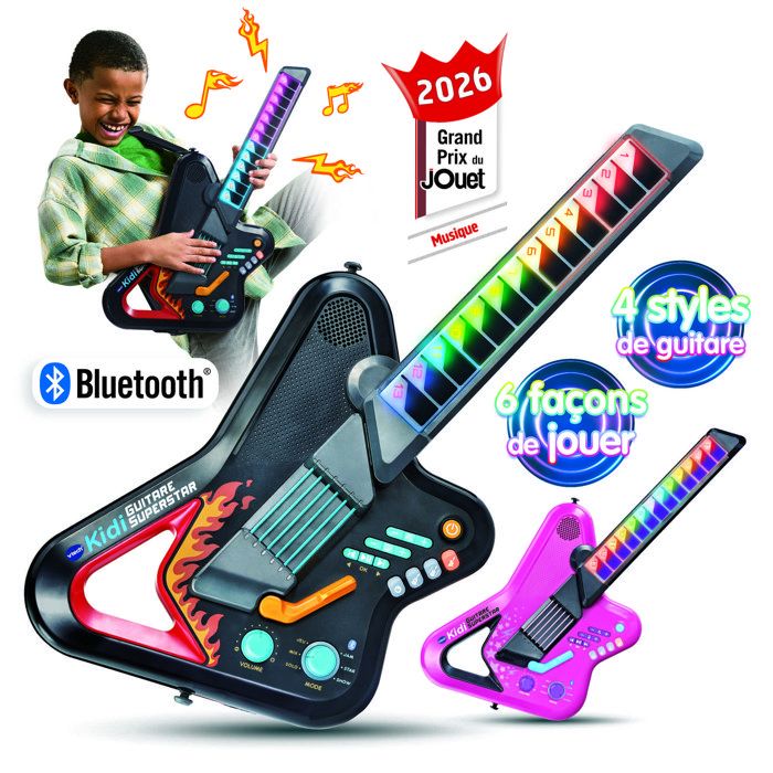 VTECH - KIDI SUPERSTAR GUITAR - Multicolor