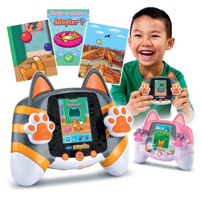 VTECH - KITTY LIFE GRAY/ORANGE - Multicolor