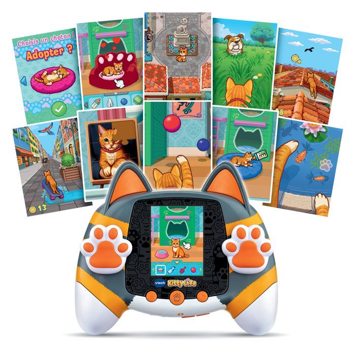 VTECH - KITTY LIFE GRAY/ORANGE - Multicolor
