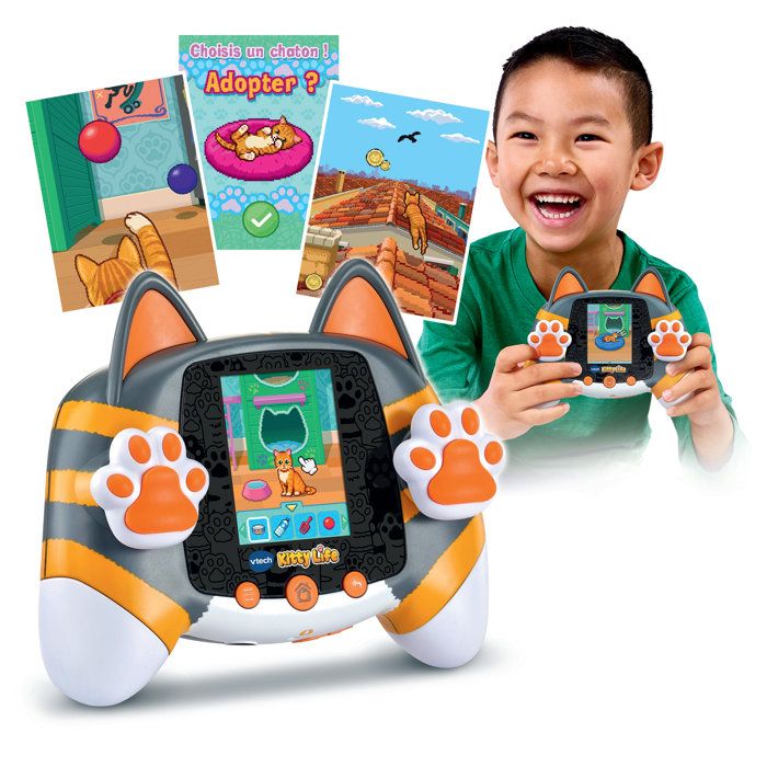 VTECH - KITTY LIFE GRAY/ORANGE - Multicolor
