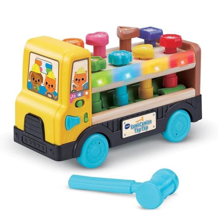 VTECH LUMI TRUCK TAP TAP (TOY WITH FSC CERTIFIED WOODEN PART)