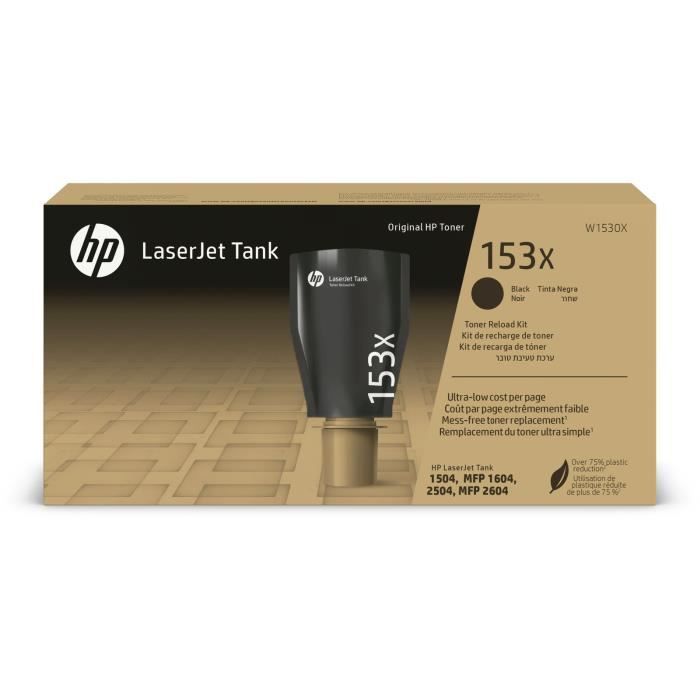 Authentic black toner charging kit - HP 153X - For laserjet tank (W1530X)