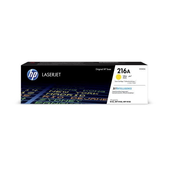 HP 216A Authentic Yellow LaserJet Toner Cartridge (W2412A) for HP Color LaserJet Pro MFP M182 / M183