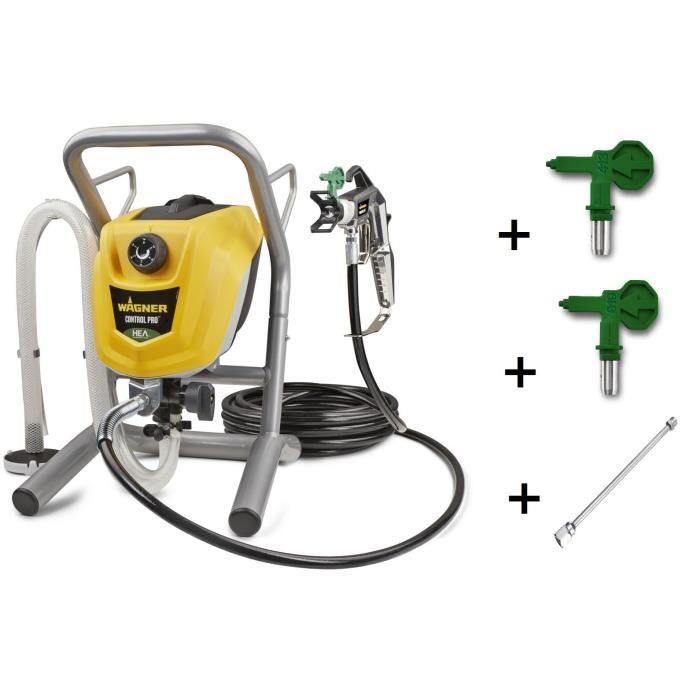 Wagner Airless Hea Control Pro 250m Airless paint pistol + 2 nozzles + extension