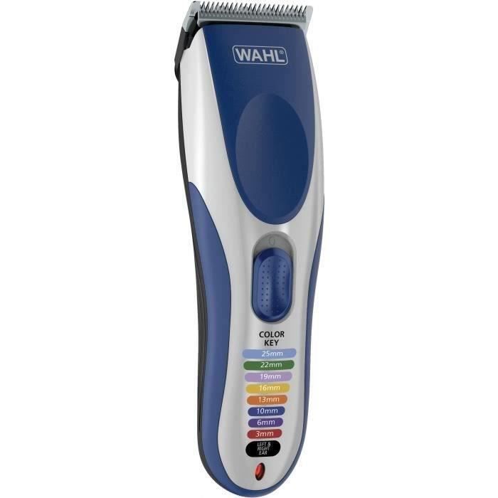 WALH 5545-2416 - 3 in 1 nose ear eyebrow trimmer - 3 heads - Washable blades for easy cleaning - Cutting guide - White