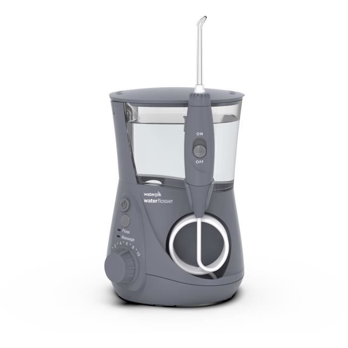 Waterpik WP-667 Ultra Professional Dental Jet - Grey - 10 Pressure Levels - 7 Tips Included