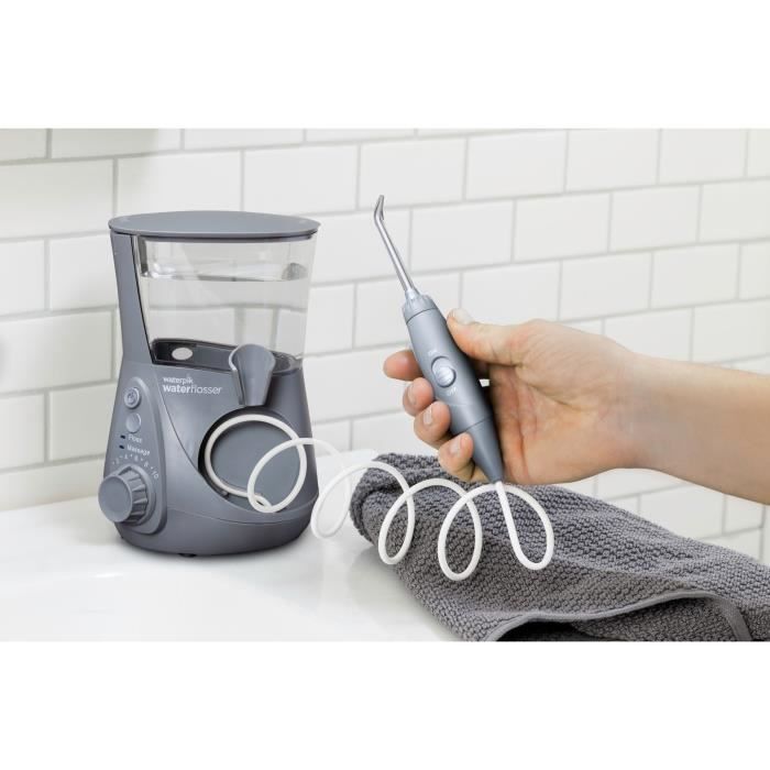 Waterpik WP-667 Ultra Professional Dental Jet - Grey - 10 Pressure Levels - 7 Tips Included