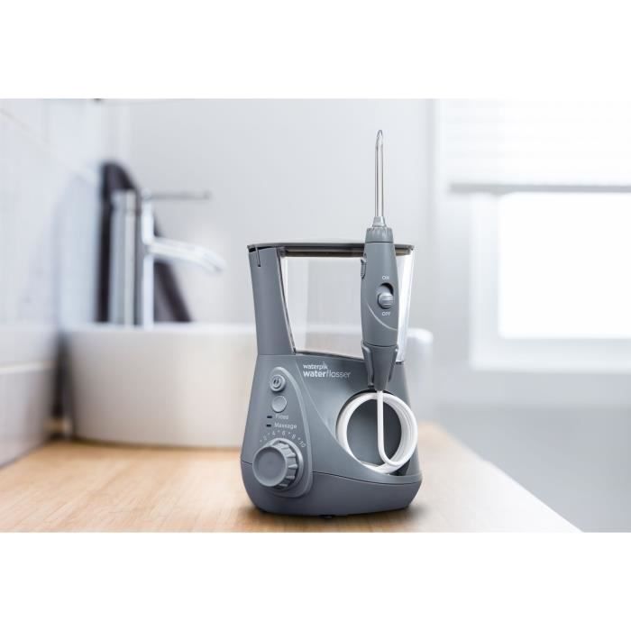 Waterpik WP-667 Ultra Professional Dental Jet - Grey - 10 Pressure Levels - 7 Tips Included
