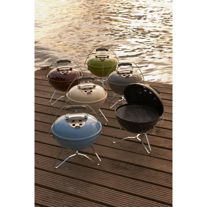 WEBER Premium Smokey Joe Premium Charcoal Barbecue Ø37 cm - Chrome Steel - Black