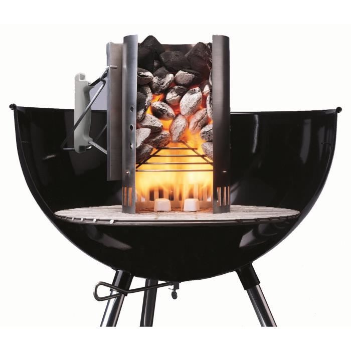 WEBER Rapidfire Ignition Chimney Kit - With 2 kg briquettes + 6 fire-rated cubes