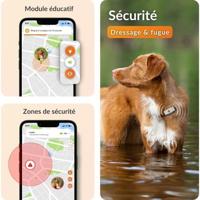 GPS tracker for dogs - Weenect XS (White Edition 2023)
