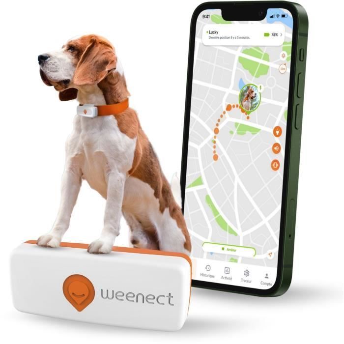 GPS tracker for dogs - Weenect XS (White Edition 2023)