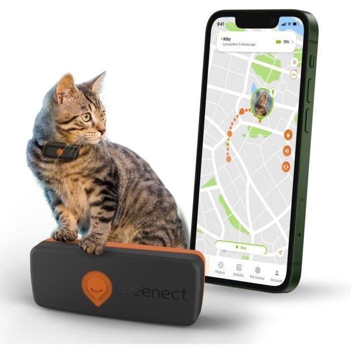 GPS tracker for chat - Weenect XS (Black Edition 2023)
