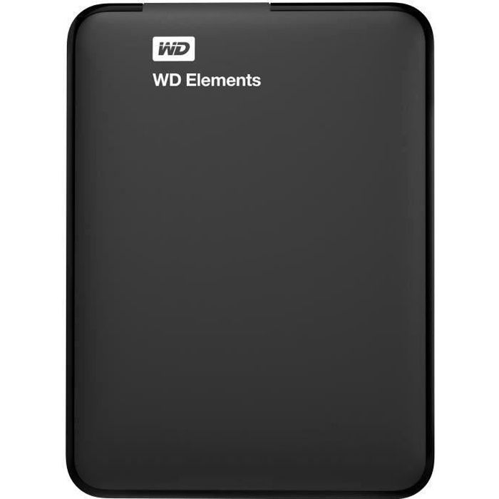 WD - External Hard Disk - Portable Elements - 1TB - USB 3.0