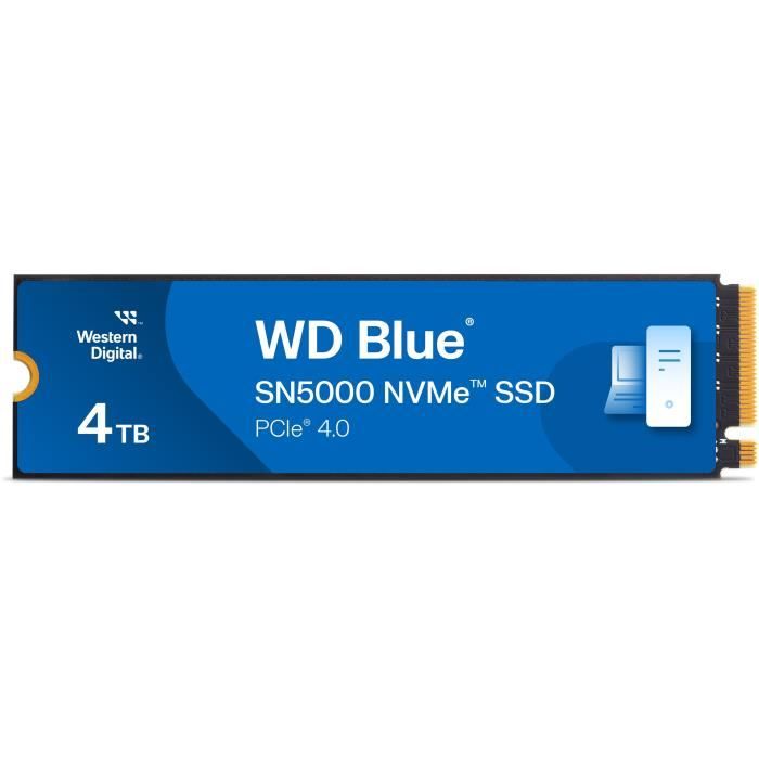 WESTERN DIGITAL - SN5000 - Internal SSD - 4 TB - WDS400T4B0E