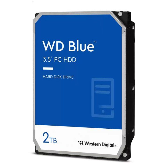 WD Blue - WD20EARZ - Hard Drive - 2 TB - 3.5" - 5,400 RPM