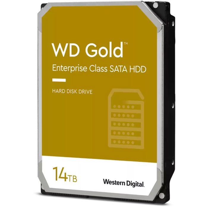 WD Gold - WD142KRYZ - Hard Drive - 14 TB - 3.5-inch - 7,200 RPM