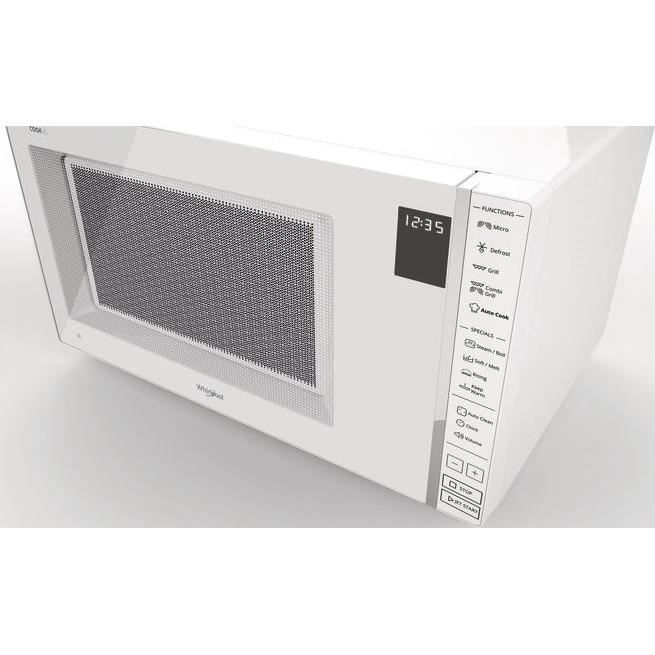 Whirlpool MWP304W posable Gril & Steam microwave - COOK30 - White - 30L