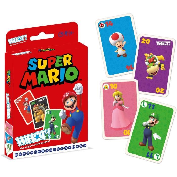 Whot! Super Mario - Card Game - WINNING MOVES - Super Mario-themed card game for the whole family.