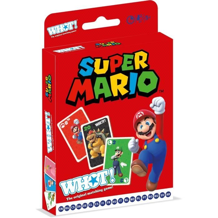 Whot! Super Mario - Card Game - WINNING MOVES - Super Mario-themed card game for the whole family.