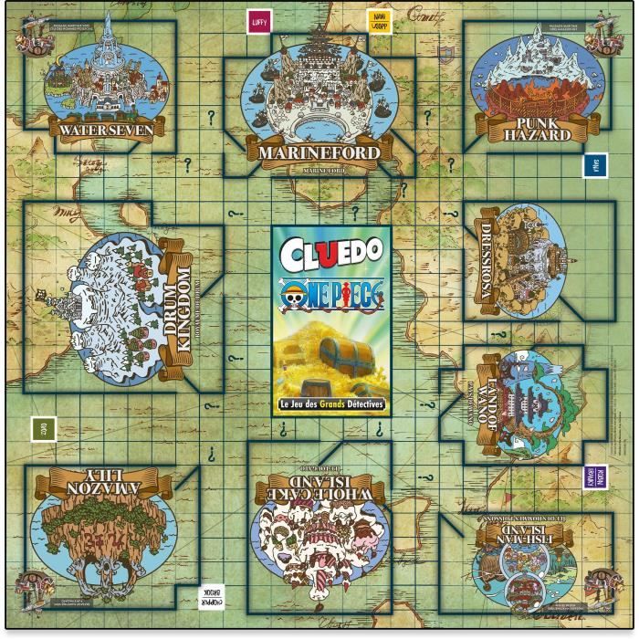 Board game - WINNING MOVES - Cluedo One Piece - Special edition with Luffy's crew