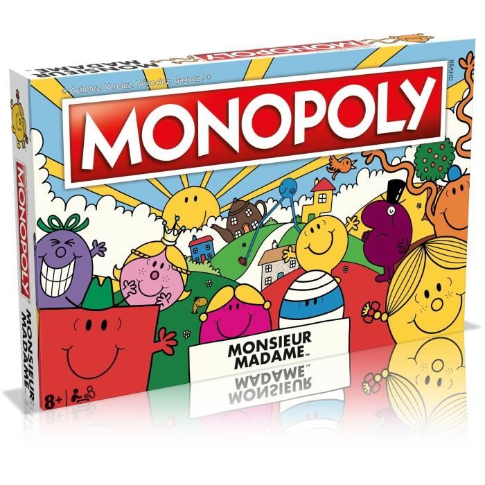 Mr Men and Women Monopoly - Board Game - WINNING MOVES - Monopoly featuring Mr Men and Women characters.