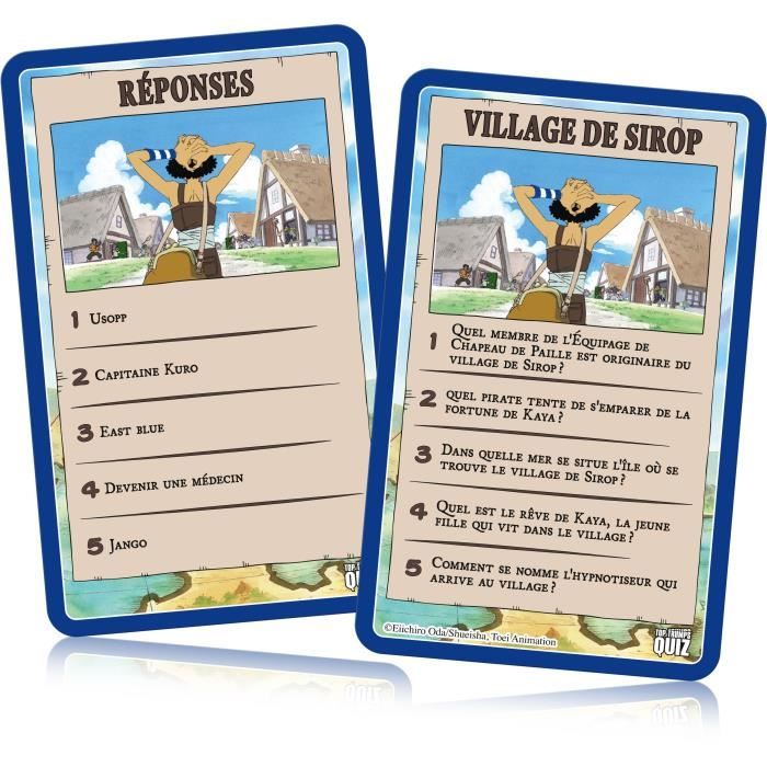 One Piece Quiz - Quiz Game - WINNING MOVES - Illustrated quiz on the One Piece universe with 500 questions.