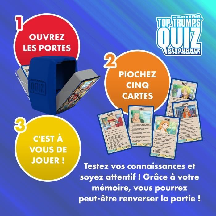One Piece Quiz - Quiz Game - WINNING MOVES - Illustrated quiz on the One Piece universe with 500 questions.