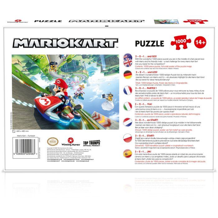 PUZZLE - Mario Kart - Funracer - 1000 pieces