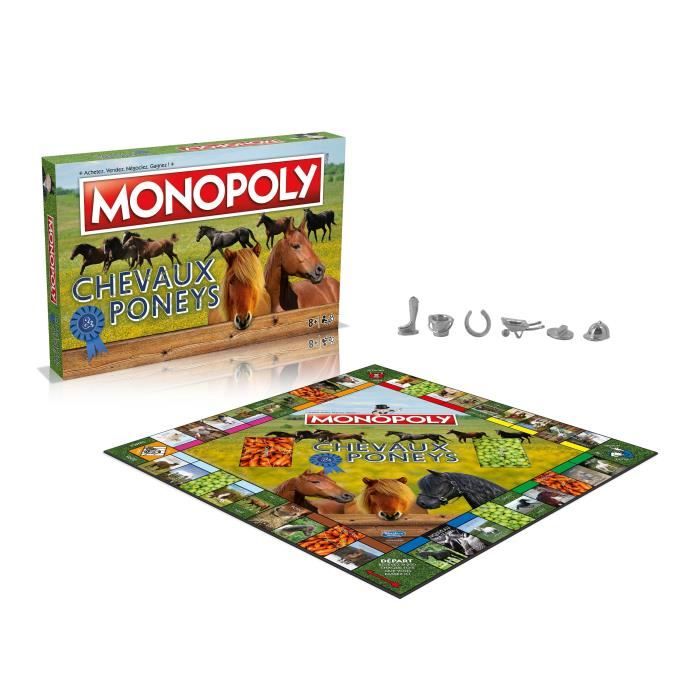 Monopoly Horses and Ponies - Plateau game - Winning Moves