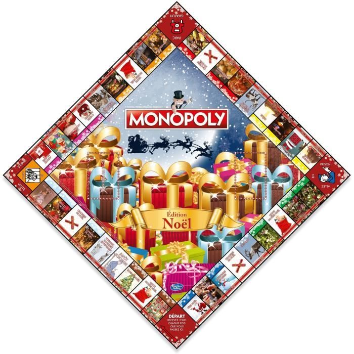 MONOPOLY Christmas - Board game - WINNING MOVES