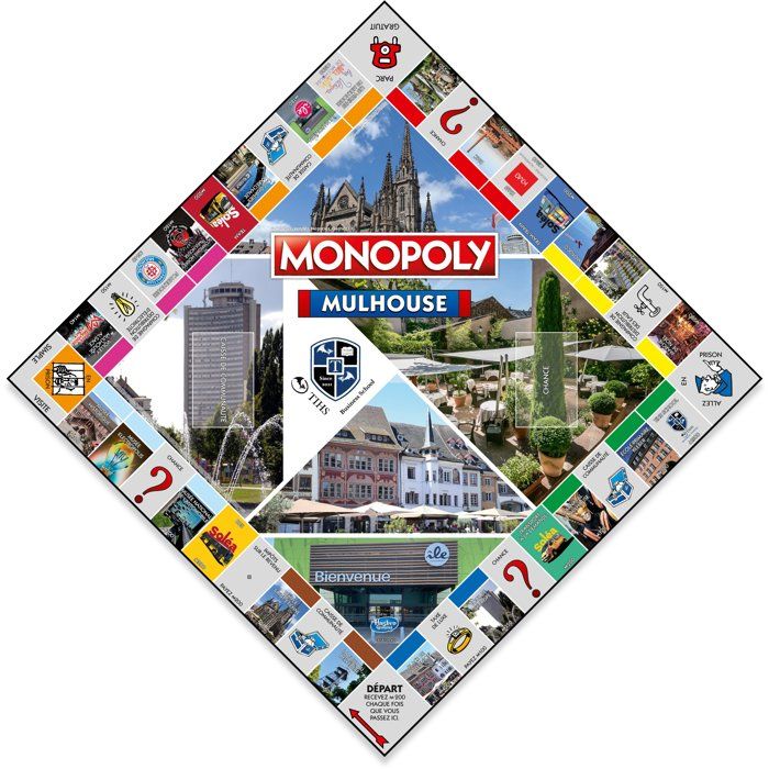 Monopoly Mulhouse - Board Game - WINNING MOVES - Local Collector's Edition