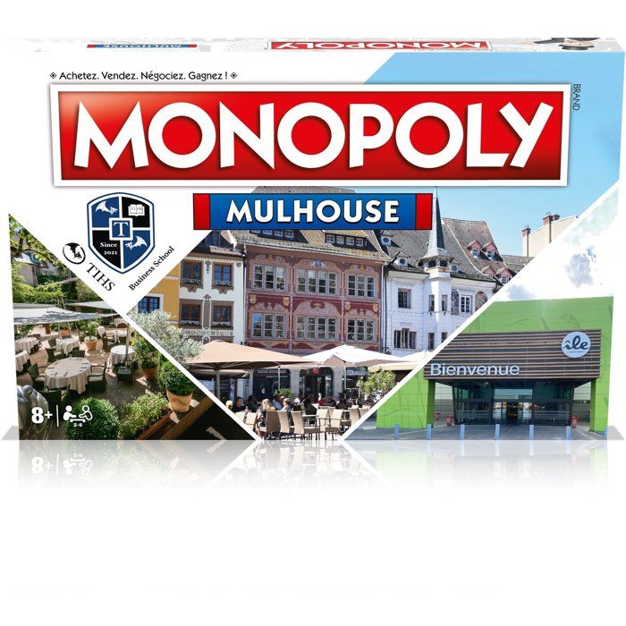 Monopoly Mulhouse - Board Game - WINNING MOVES - Local Collector's Edition