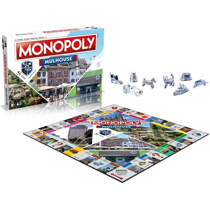 Monopoly Mulhouse - Board Game - WINNING MOVES - Local Collector's Edition