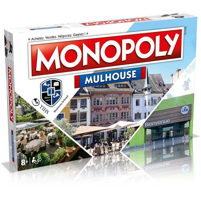 Monopoly Mulhouse - Board Game - WINNING MOVES - Local Collector's Edition
