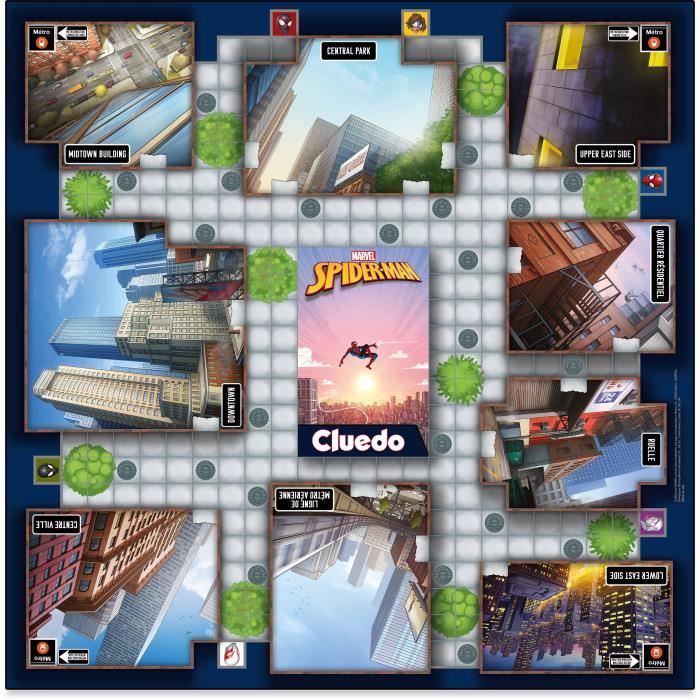 CLUEDO Spider-Man - Board Game - WINNING MOVES
