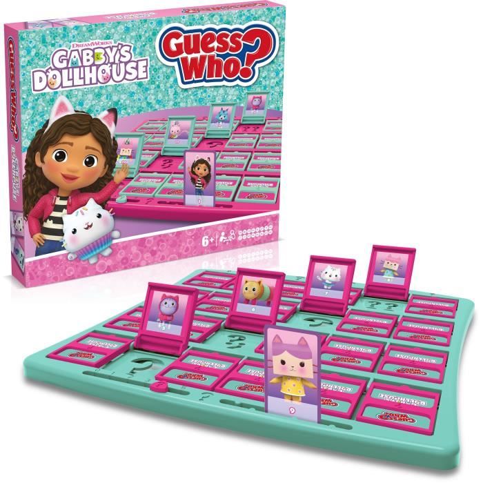 Board game - WINNING MOVES - Who is it? Gabby and the Magic House - Gabby's Dollhouse Version