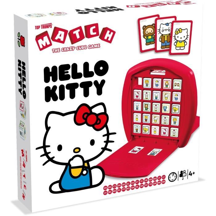 Board game - WINNING MOVES - Hello Kitty Match - Line up 5 identical cubes to win