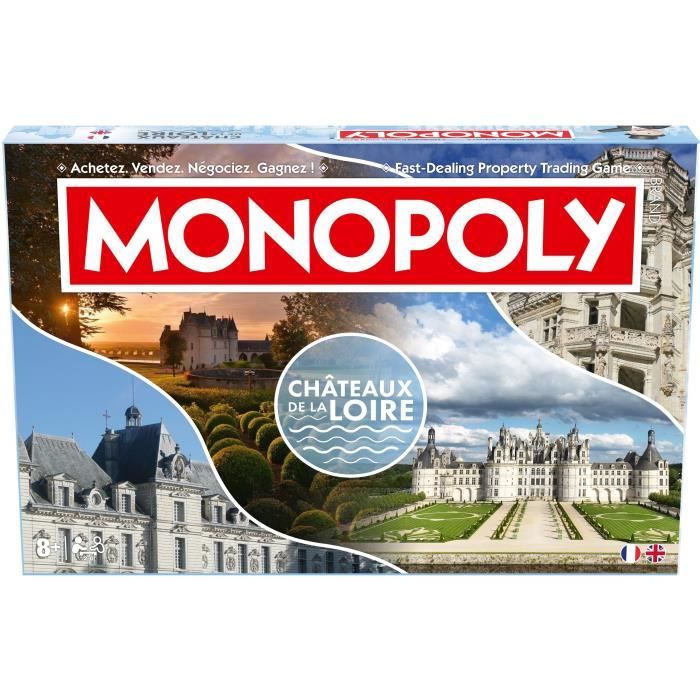 MONOPOLY Chateaux of the Loire - Board game - WINNING MOVES