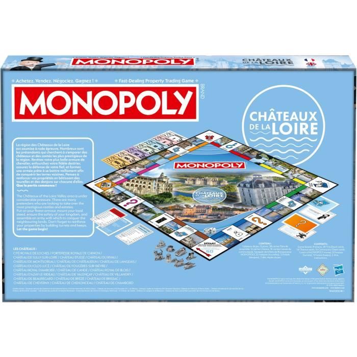 MONOPOLY Chateaux of the Loire - Board game - WINNING MOVES
