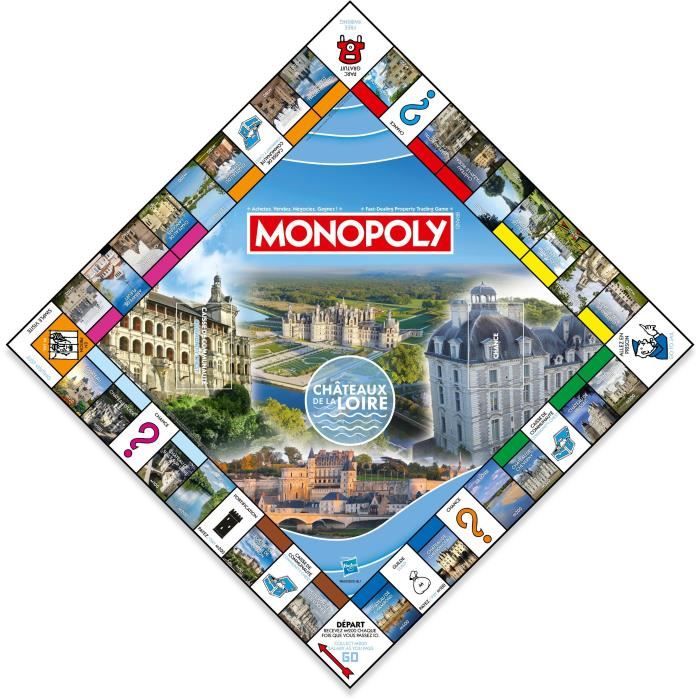 MONOPOLY Chateaux of the Loire - Board game - WINNING MOVES