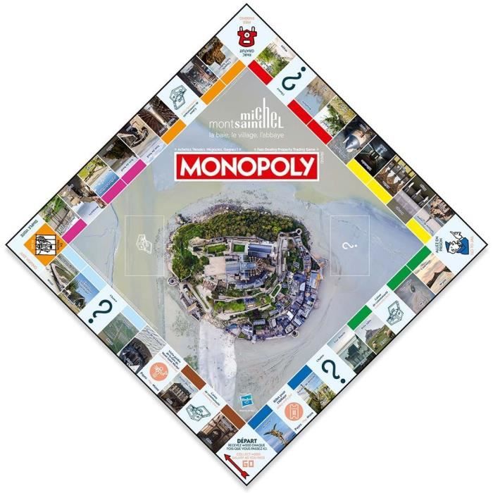 MONOPOLY Mont Saint Michel - Board game - WINNING MOVES