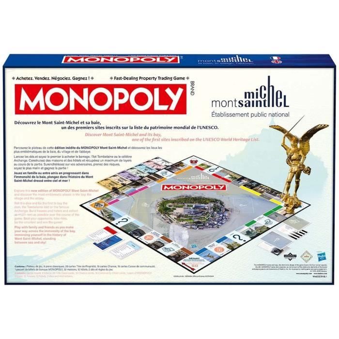 MONOPOLY Mont Saint Michel - Board game - WINNING MOVES